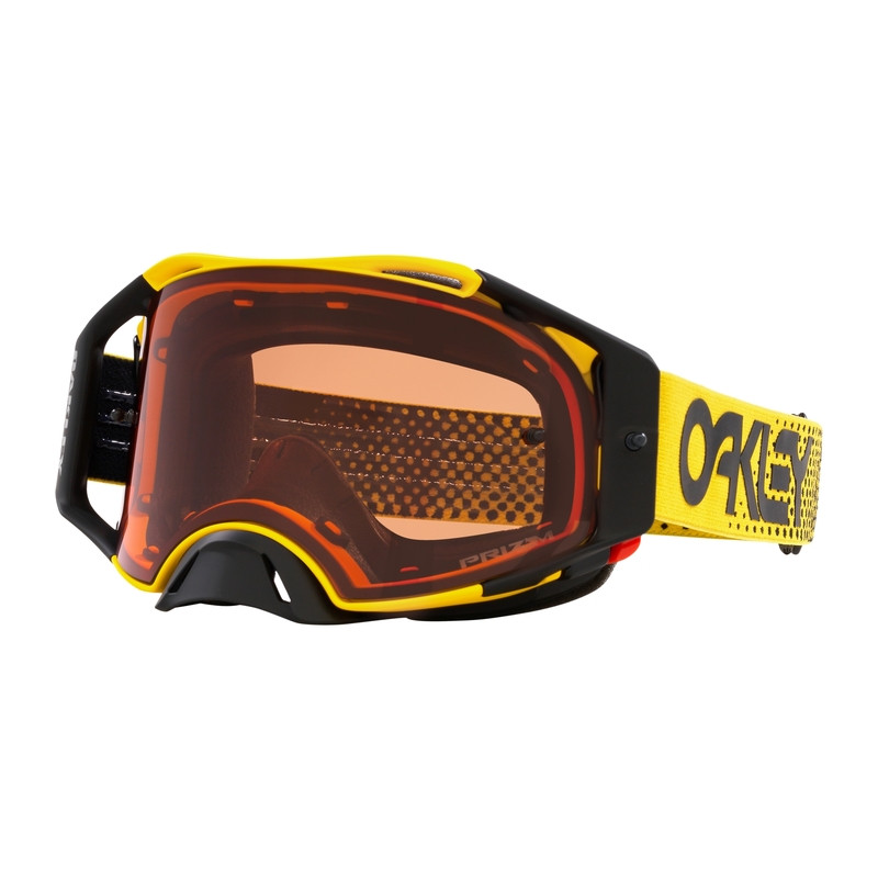 Masque OAKLEY Airbrake MX - Moto Yellow B1B écran Prizm MX Bronze | Dr Rider