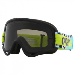 Masque OAKLEY O-Frame MX - TEAL CHECKS Dark Grey | Dr Rider