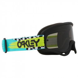 Masque OAKLEY O-Frame MX - TEAL CHECKS Dark Grey | Dr Rider