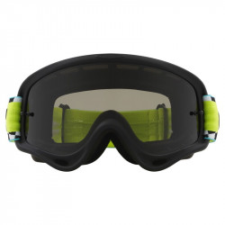 Masque OAKLEY O-Frame MX - TEAL CHECKS Dark Grey | Dr Rider