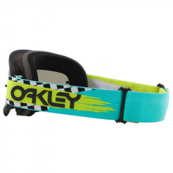 Masque OAKLEY O-Frame MX - TEAL CHECKS Dark Grey | Dr Rider