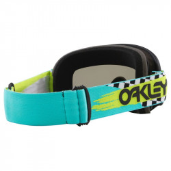 Masque OAKLEY O-Frame MX - TEAL CHECKS Dark Grey | Dr Rider