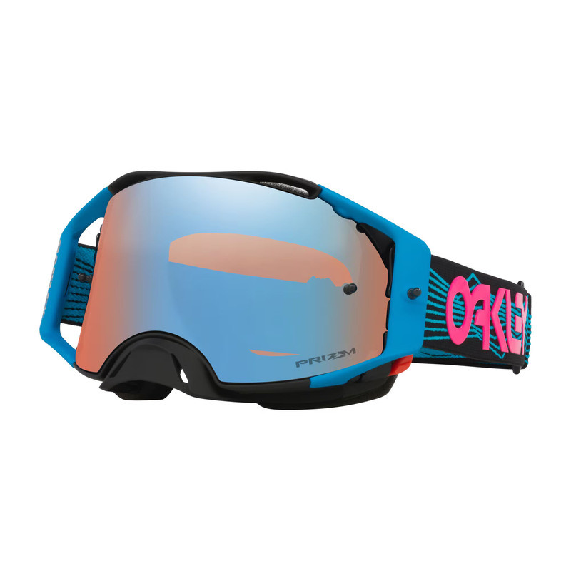 Masque OAKLEY Airbrake MX - Blue Wired écran Prizm MX Sapphire Iridium | Dr Rider