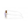 Lunettes de soleil OAKLEY Frogskins S Polished Clear - verres Prizm Violet | Dr Rider