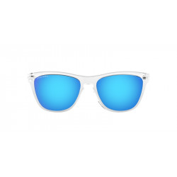 Lunettes de soleil OAKLEY Frogskins S Crystal Clear - verres Prizm Sapphire | Dr Rider