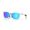 Lunettes de soleil OAKLEY Paracord Polished Clear - verres Prizm Sapphire | Dr Rider