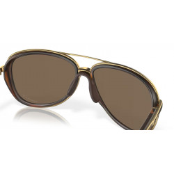 Lunettes de soleil OAKLEY Split Time Brown Tortoise - verres Prizm Rose Gold Polarized | Dr Rider
