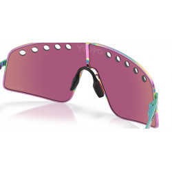 Lunettes de soleil OAKLEY Sutro TI Sweep - Polished Oil Slick écran Prizm Road Jade | Dr Rider