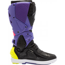 Bottes SIDI Crossfire 3 SRS - violet/noir/jaune fluo - Dr Rider