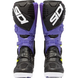 Bottes SIDI Crossfire 3 SRS - violet/noir/jaune fluo - Dr Rider