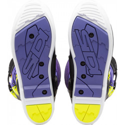 Bottes SIDI Crossfire 3 SRS - violet/noir/jaune fluo - Dr Rider