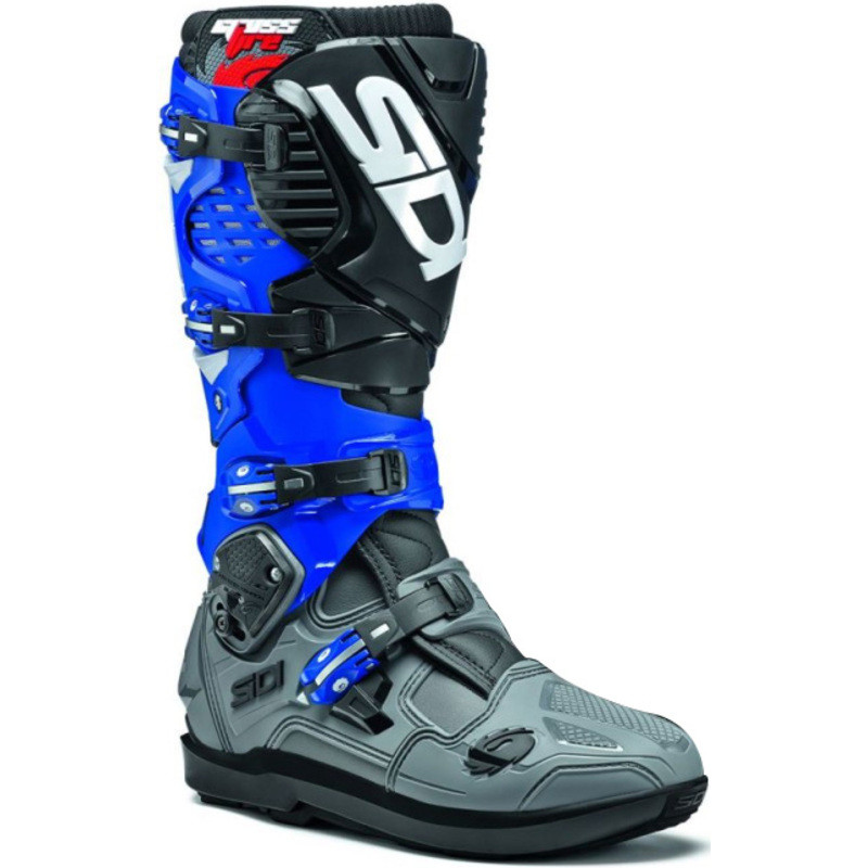 Bottes SIDI Crossfire 3 SRS - gris/bleu - Dr Rider