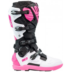 Bottes SIDI Crossfire 3 SRS - noir / blanc / rose - Dr Rider