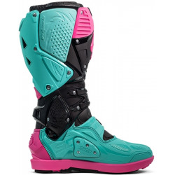 Bottes SIDI Crossfire 3 SRS - noir / Menthe / rose - Dr Rider