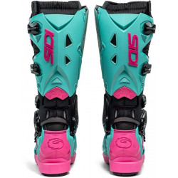Bottes SIDI Crossfire 3 SRS - noir / Menthe / rose - Dr Rider