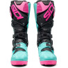 Bottes SIDI Crossfire 3 SRS - noir / Menthe / rose - Dr Rider
