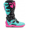 Bottes SIDI Crossfire 3 SRS - noir / Menthe / rose - Dr Rider
