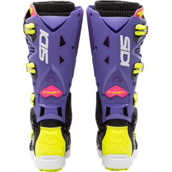 Bottes SIDI Crossfire 3 SRS - violet/noir/jaune fluo - Dr Rider