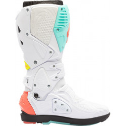 Bottes SIDI Crossfire 3 SRS - blanc/Mint/Coral - Dr Rider