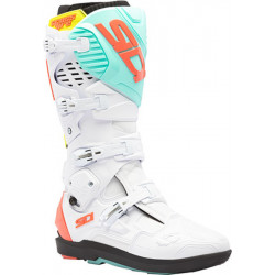 Bottes SIDI Crossfire 3 SRS - blanc/Mint/Coral - Dr Rider