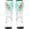 Bottes SIDI Crossfire 3 SRS - blanc/Mint/Coral - Dr Rider