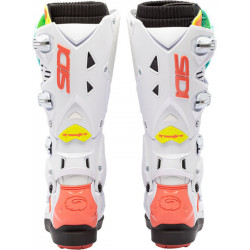 Bottes SIDI Crossfire 3 SRS - blanc/Mint/Coral - Dr Rider