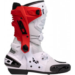 Bottes SIDI Rex Air - blanc / rouge - Dr Rider