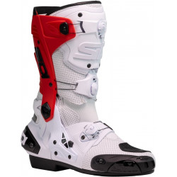 Bottes SIDI Rex Air - blanc / rouge - Dr Rider