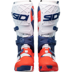 Bottes SIDI Crossair X - blanc / Navy / rouge - Dr Rider