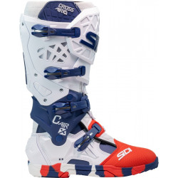 Bottes SIDI Crossair X - blanc / Navy / rouge - Dr Rider