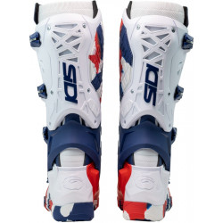 Bottes SIDI Crossair X - blanc / Navy / rouge - Dr Rider