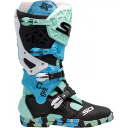 Bottes SIDI Crossair X - Messy / Cyan - Dr Rider