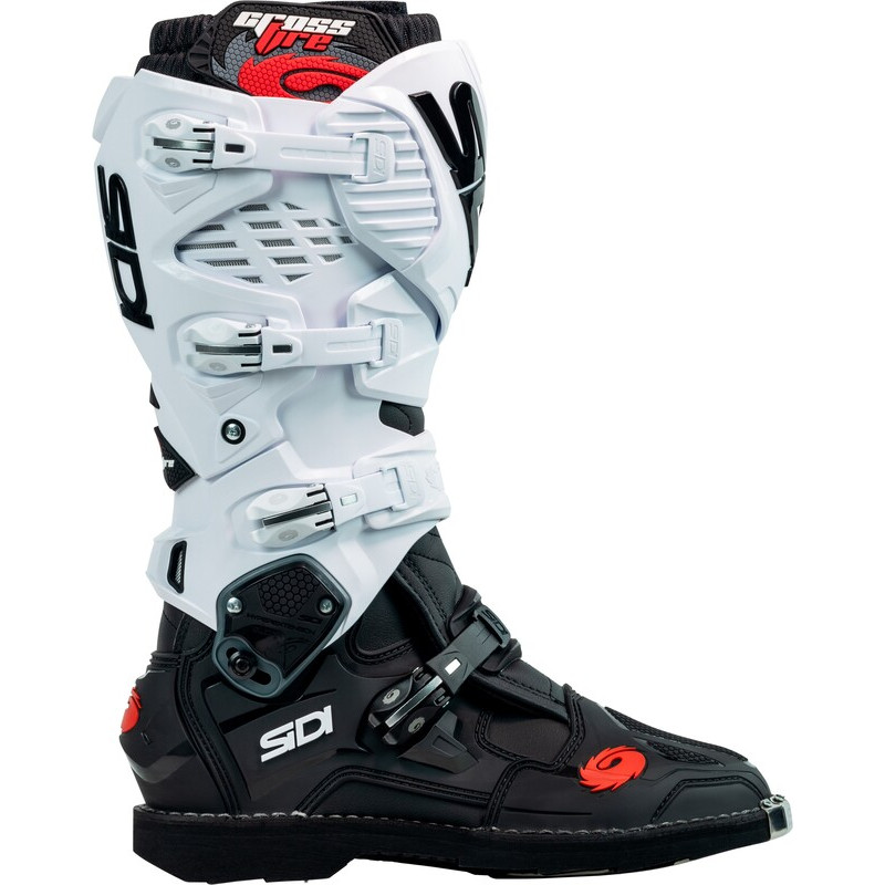 Bottes SIDI Crossfire 3 - noir / blanc | Dr Rider