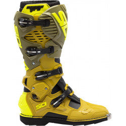 Bottes SIDI Crossfire 3 - vert olive/jaune - Dr Rider