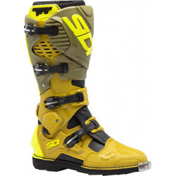Bottes SIDI Crossfire 3 - vert olive/jaune - Dr Rider