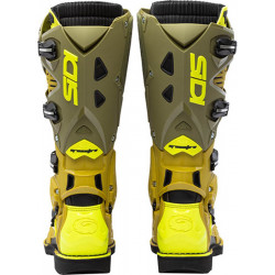 Bottes SIDI Crossfire 3 - vert olive/jaune - Dr Rider