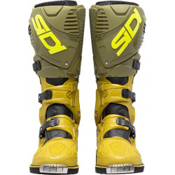 Bottes SIDI Crossfire 3 - vert olive/jaune - Dr Rider