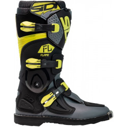 Bottes enfants SIDI Flame - noir / Citron / gris - Dr Rider