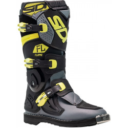 Bottes enfants SIDI Flame - noir / Citron / gris - Dr Rider
