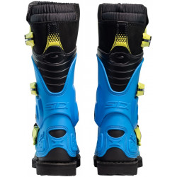 Bottes enfants SIDI Flame - bleu clair / Citron / noir - Dr Rider