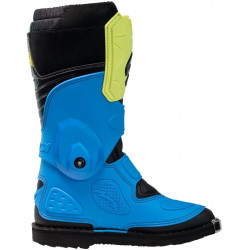 Bottes enfants SIDI Flame - bleu clair / Citron / noir - Dr Rider
