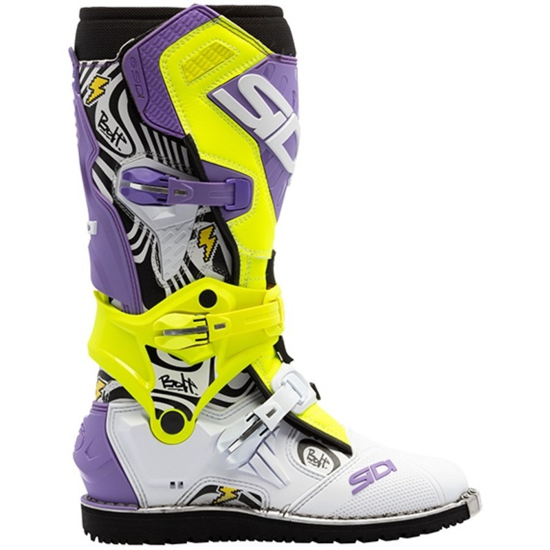 Bottes SIDI Crossair HD - blanc/violet - Dr Rider