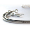 Durite d'embrayage Aviation SPEEDBRAKES carbone/raccord or