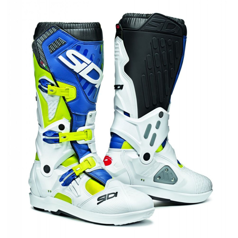 Bottes SIDI Atojo SRS - jaune/bleu - Dr Rider