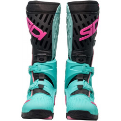 Bottes SIDI Crossair - Menthe / noir / rose - Dr Rider