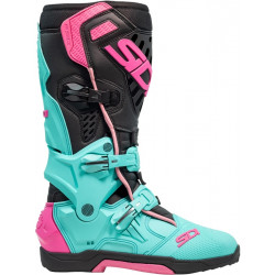 Bottes SIDI Crossair - Menthe / noir / rose - Dr Rider
