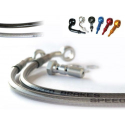 Durite d'embrayage Aviation SPEEDBRAKES inox/raccord titane