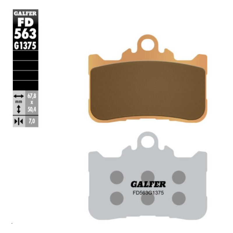 BRAKE PAD SINTERED SPORT FR - 17214101 - Dr Rider