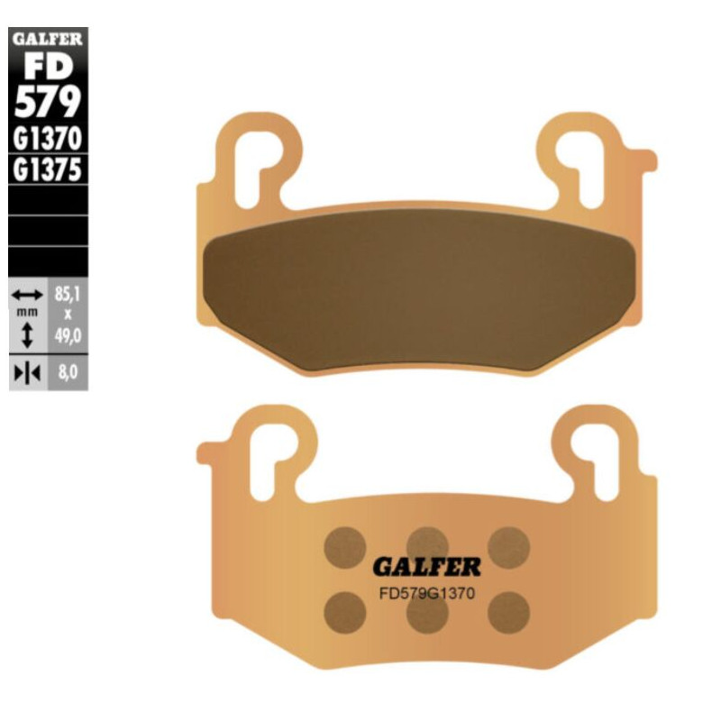 BRAKE PAD SINTERED RR - 17214114 - Dr Rider
