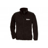 Blouson polaire zippé BIHR - noir taille M